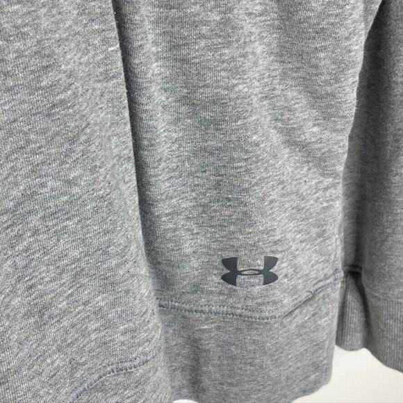 Under Armour Gray Cowl Neck Open Back Pullover Hoodie M Women's - Picture 4 of 9